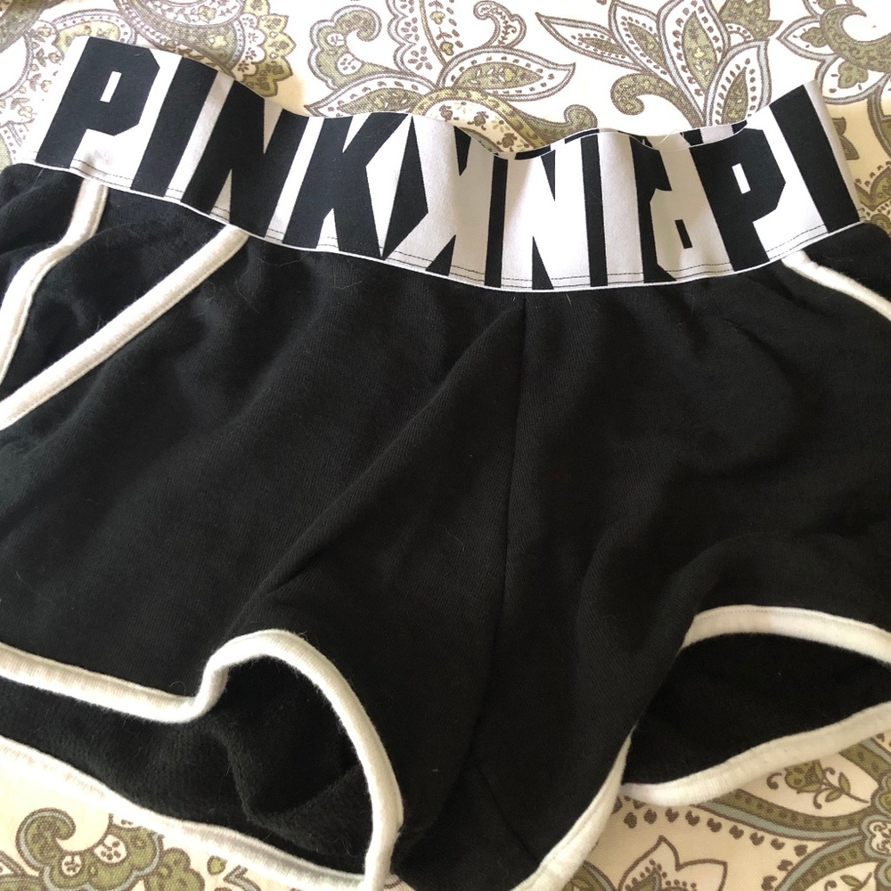 Small Black and White Pink Shorts